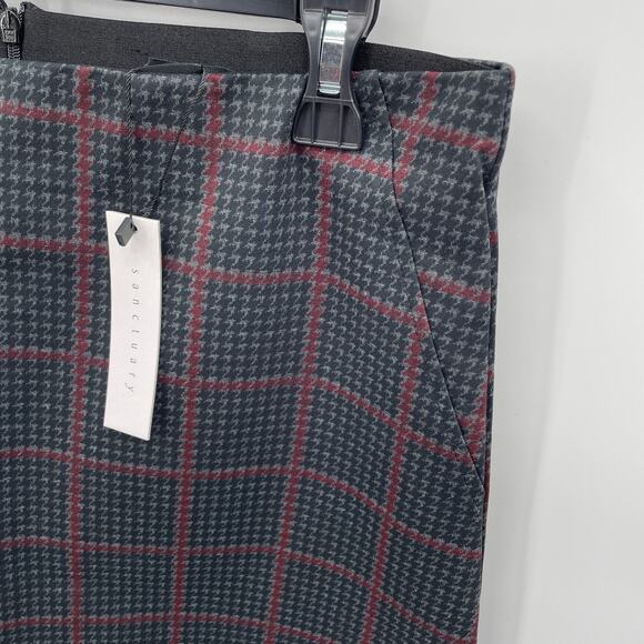 NWT Evereve Sanctuary Easy Mod Skirt in Houdstooth // L - Picture 3 of 10